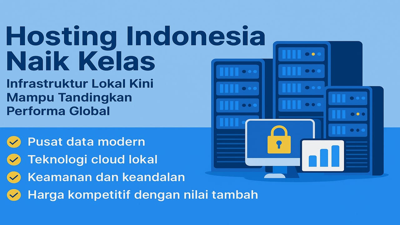 Hosting Indonesia Naik Kelas Infrastruktur Lokal Kini Mampu Tandingi Performa Global