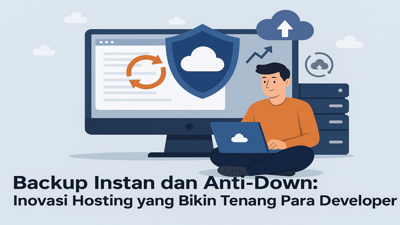 Backup Instan dan Anti-Down Inovasi Hosting yang Bikin Tenang Para Developer