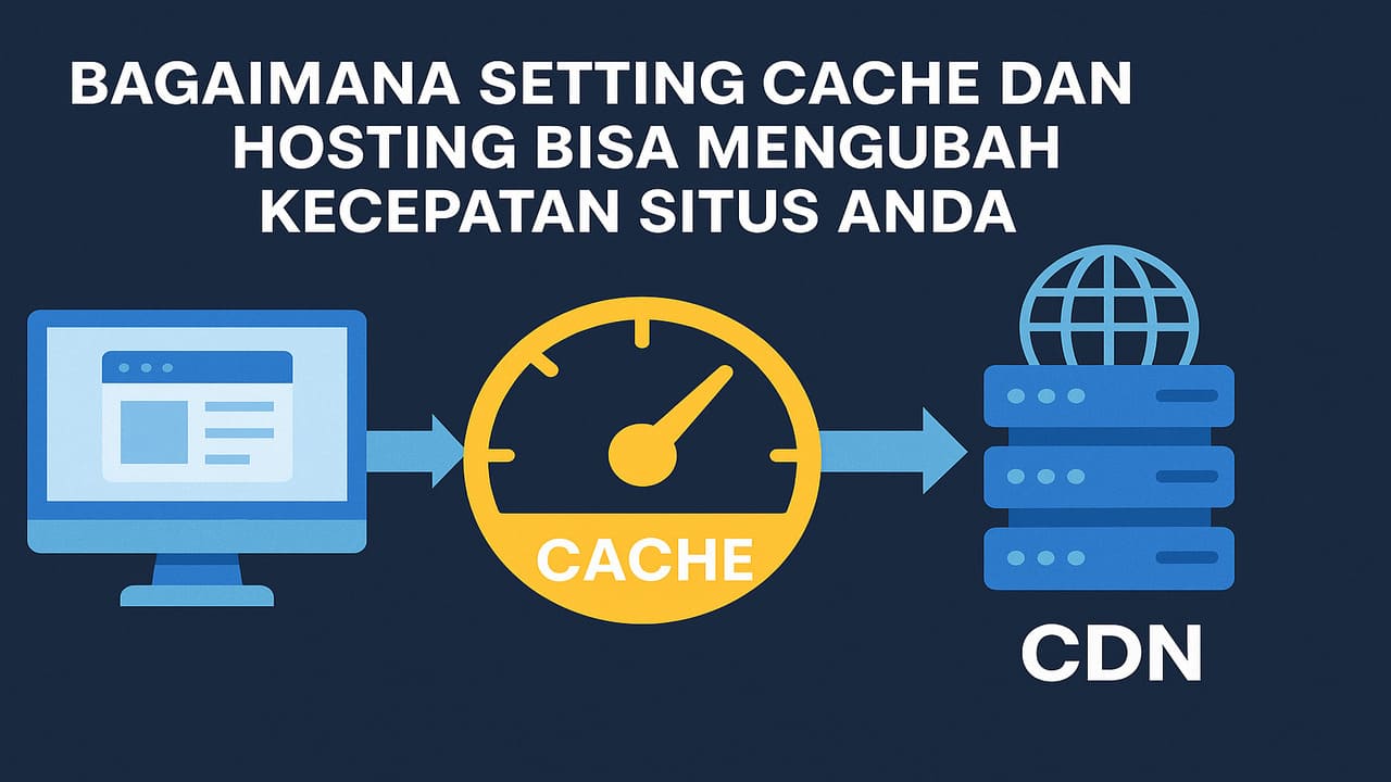 Bagaimana Setting Cache dan CDN di Hosting Bisa Mengubah Kecepatan Situs Anda