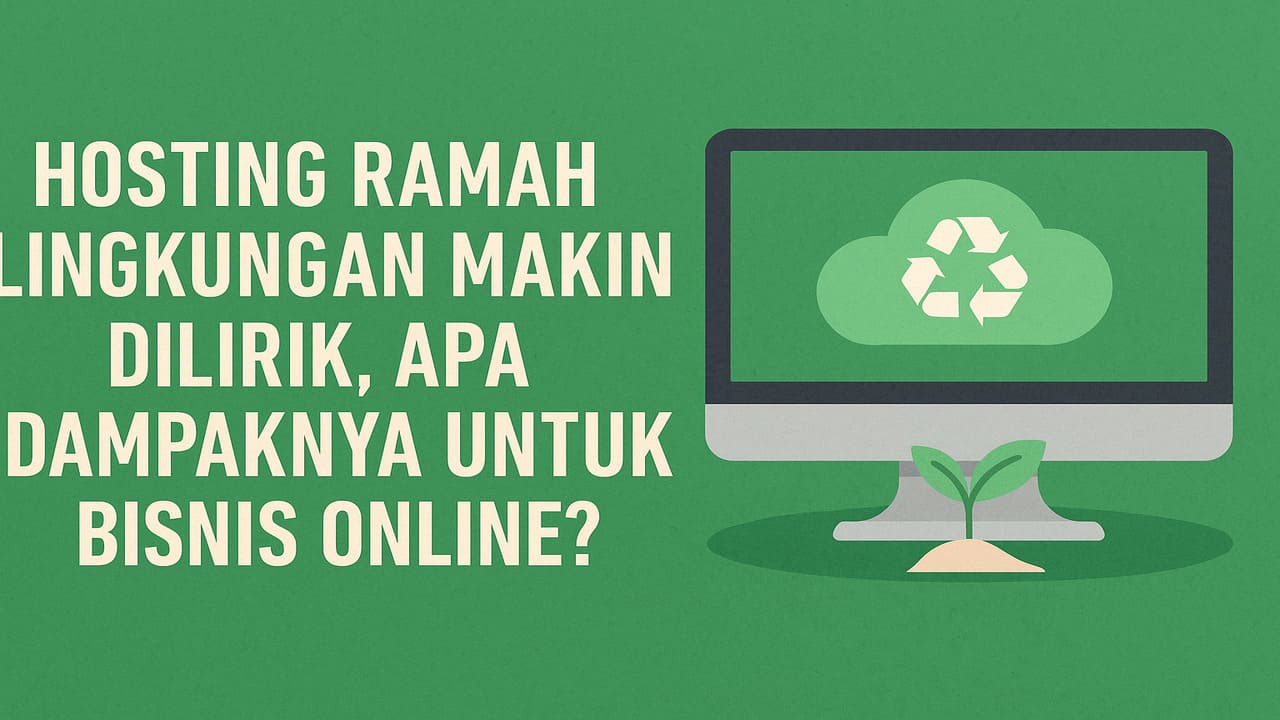 Hosting Ramah Lingkungan Makin Dilirik, Apa Dampaknya untuk Bisnis Online