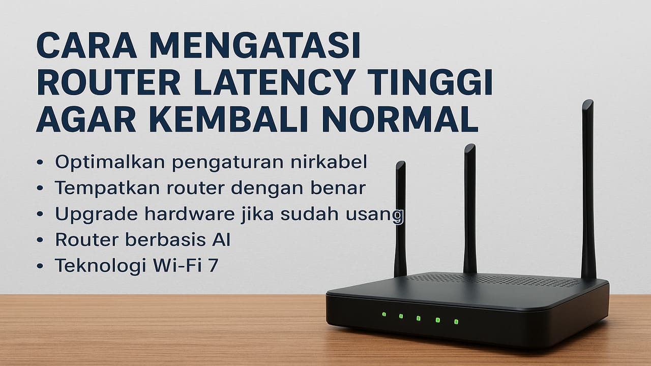 Cara Mengatasi Router Latency Tinggi Agar Kembali Normal