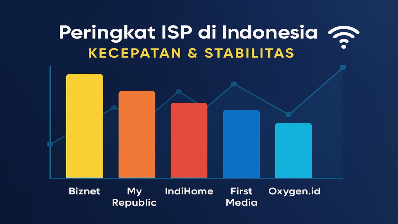 Layanan Internet Terbaik Daftar Peringkat ISP dengan Kecepatan dan Kestabilan Unggul