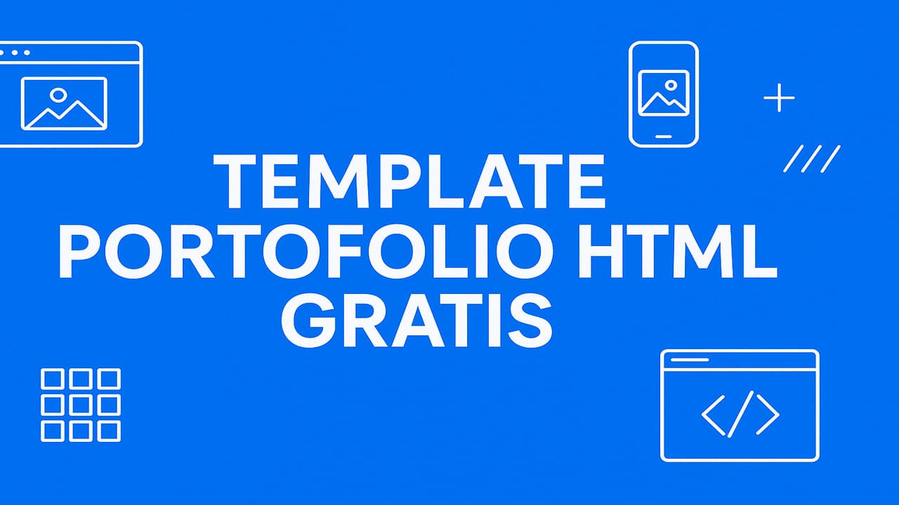 Template Portofolio HTML Gratis Responsif, Modern, dan Mudah Digunakan