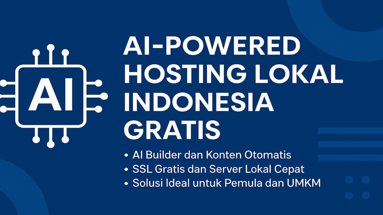 AI-Powered Hosting Lokal Indonesia Cepat, Aman, dan 100% Gratis