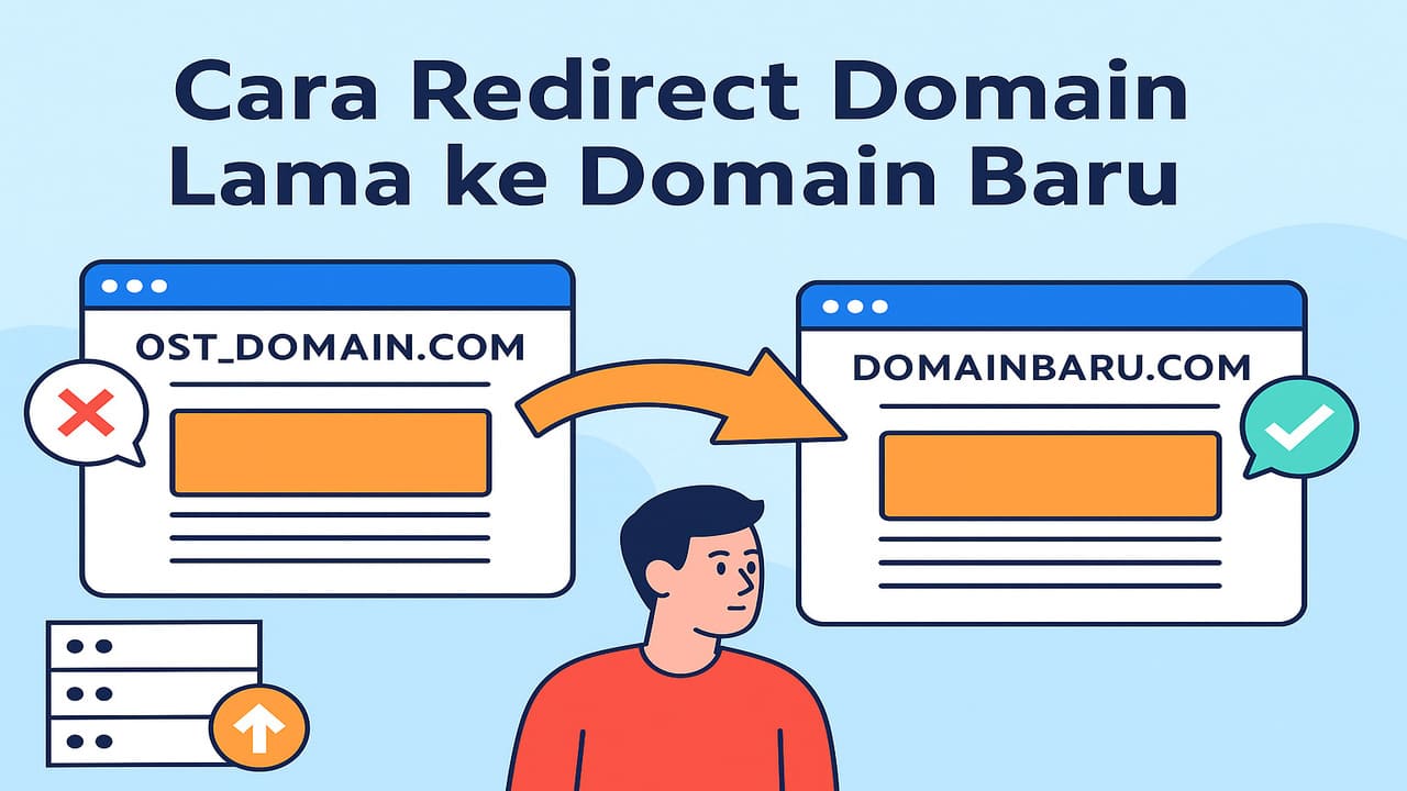 Pelajari Cara Aman Redirect Domain Lama ke Domain Baru Tanpa Masalah