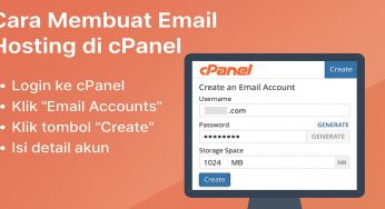 Cara Praktis Membuat Email Hosting di cPanel dengan Domain Sendiri