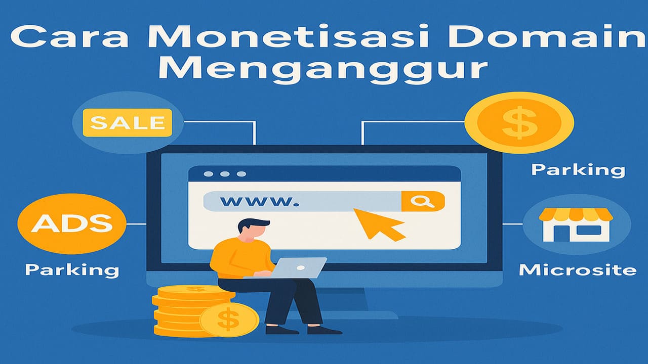 Jangan Dibiarkan Kosong! Begini Trik Monetisasi Domain Agar Tetap Menghasilkan
