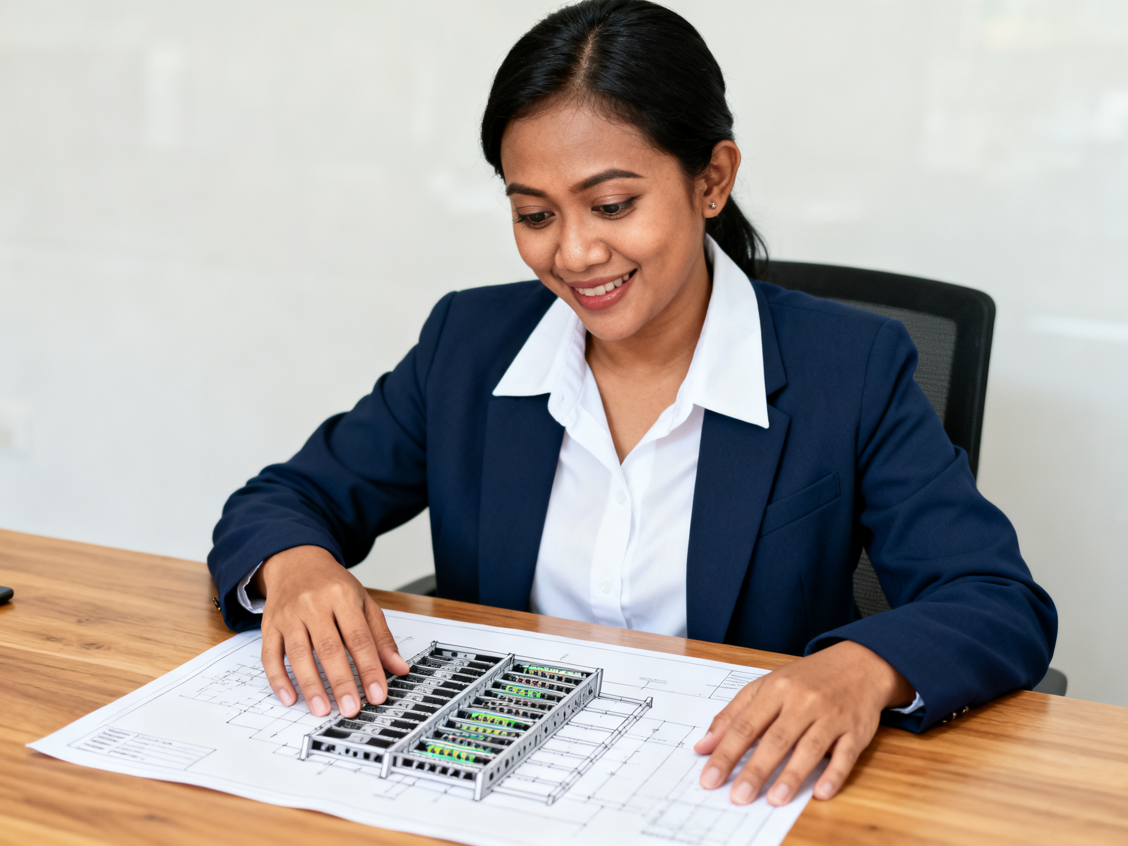 Analisis layanan cloud hosting aman dengan blueprint server rack, menyoroti keamanan data Indonesia